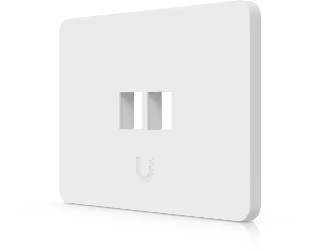 Ubiquiti Horizontal Paintable Keystone Wall Plate 2-Port, 4er-Pack
