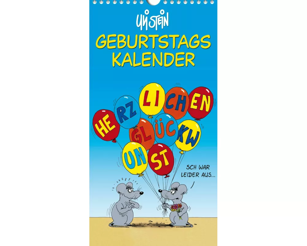 Uli Stein Geburtstagskalender 2026: Wandkalender