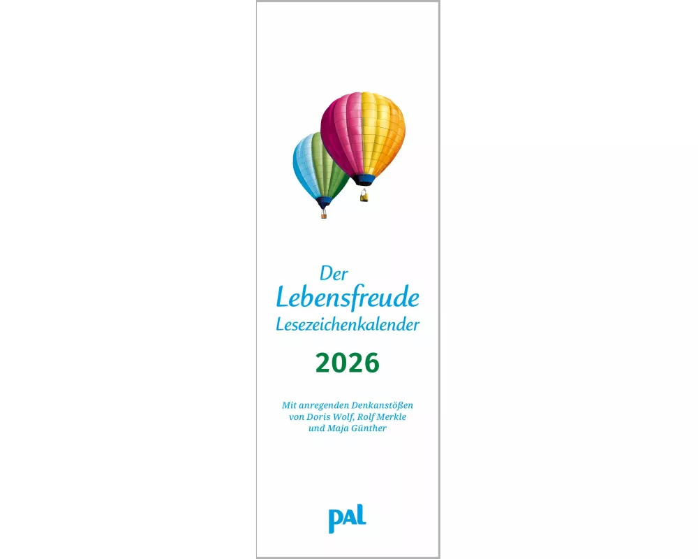 Der Lebensfreude-Lesezeichenkalender 2026