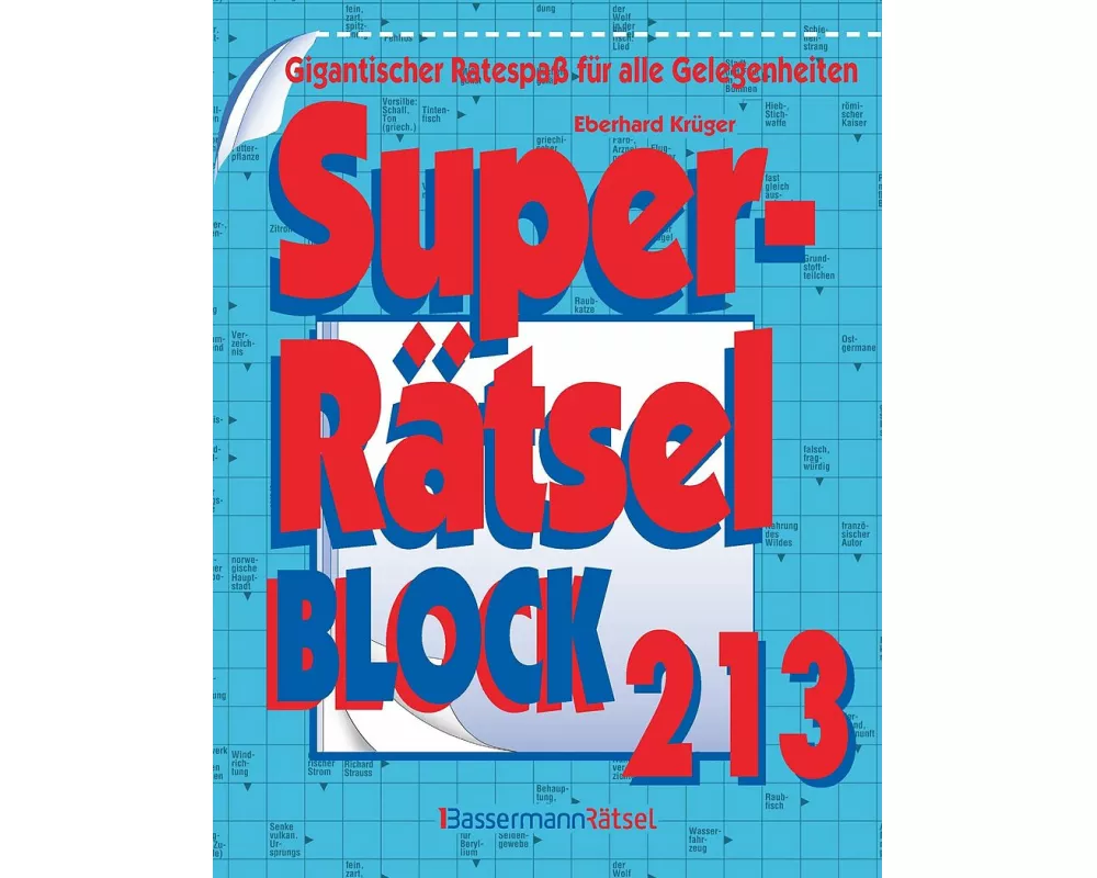 Superrätselblock 213 (5 Exemplare à 4,99 €)
