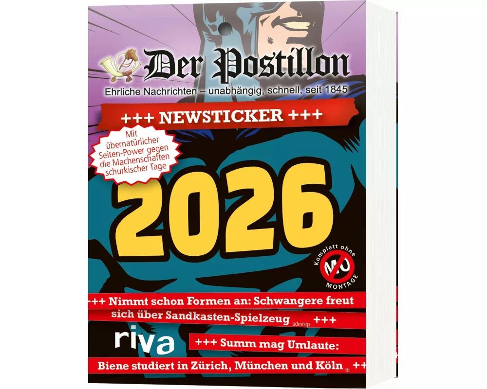 Der Postillon +++ Newsticker +++ 2026