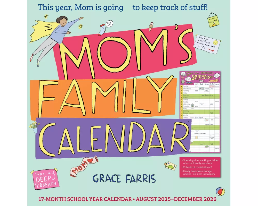 Mom's Family Wall Calendar 2026