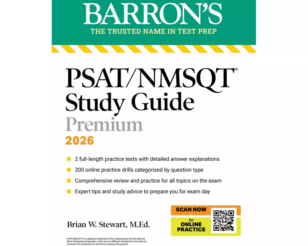PSAT/NMSQT Study Guide Premium, 2026: 2 Practice Tests + Comprehensive Review+ 200 Online Drills