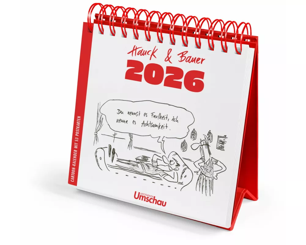 Hauck & Bauer Postkartenkalender 2026