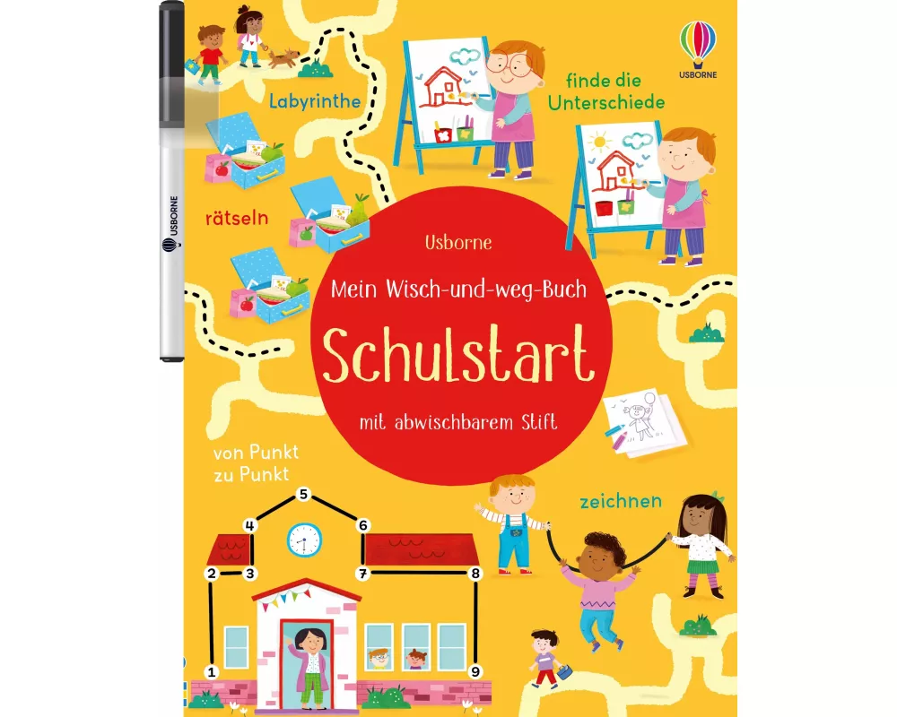 Mein Wisch-und-weg-Buch: Schulstart