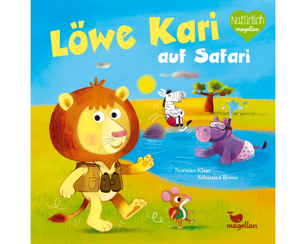 Löwe Kari auf Safari