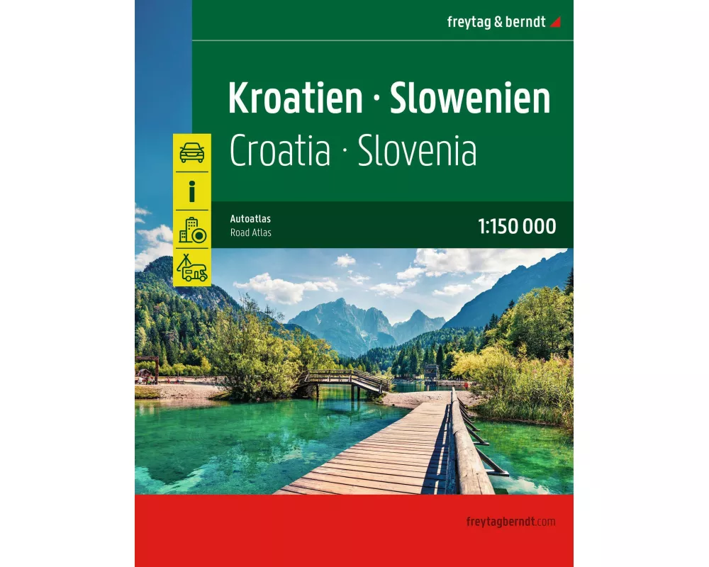 freytag & berndt Autoatlas Kroatien - Slowenien 1:150.000