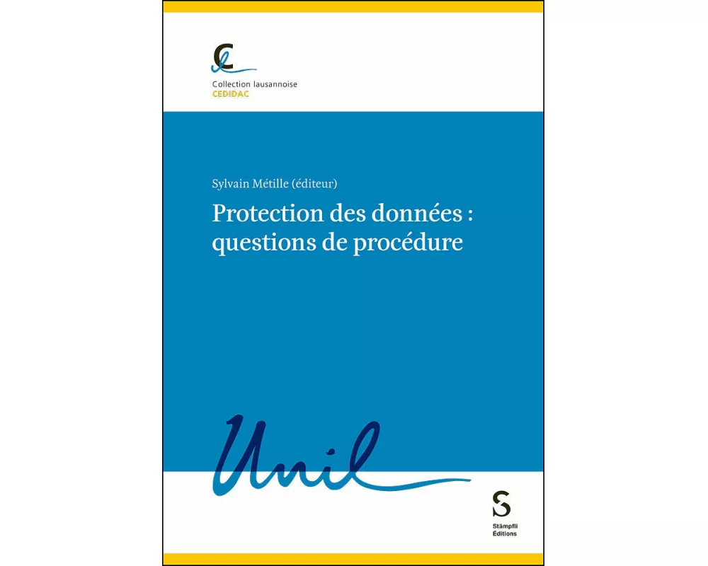 Protection des données : questions de procédure