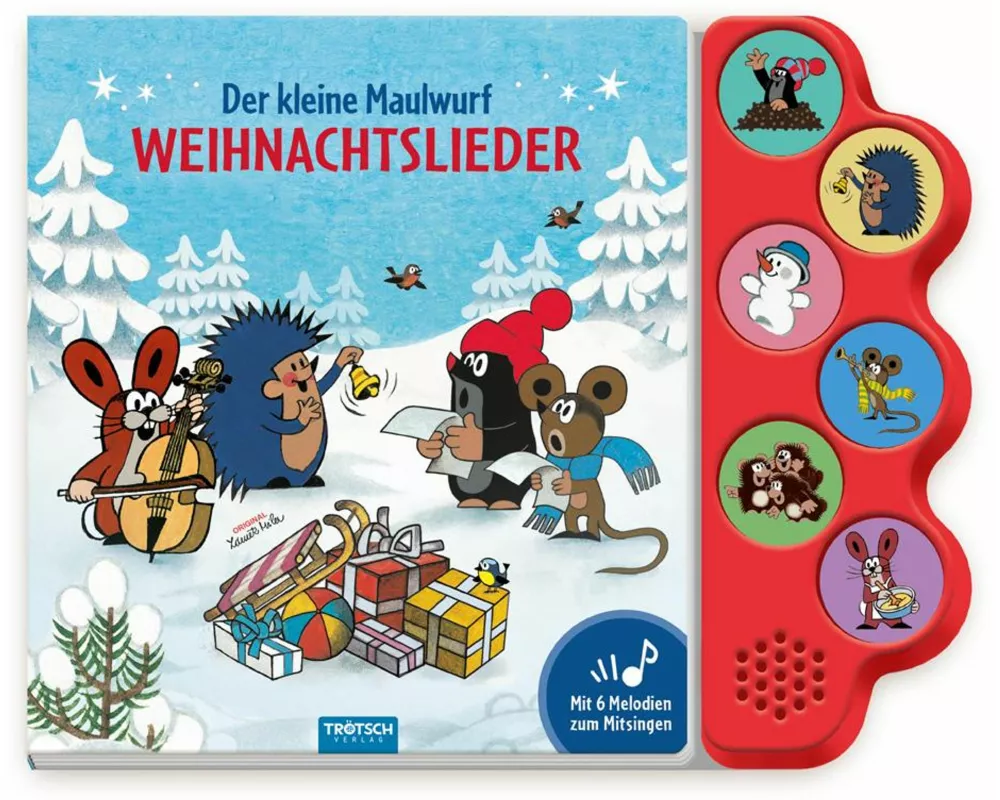 TRÖTSCH - Der kleine Maulwurf Soundbuch Weihnachtslieder | Ab 18 Monaten