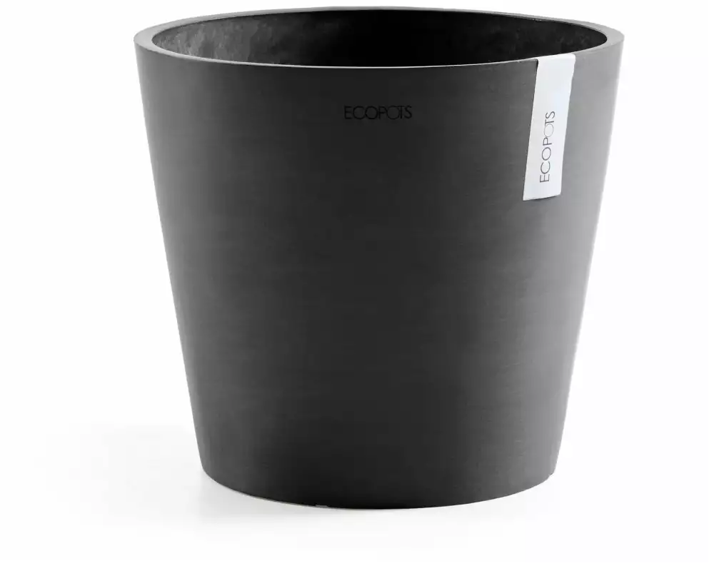 Ecopots Pflanzentopf Amsterdam 30, Dunkelgrau