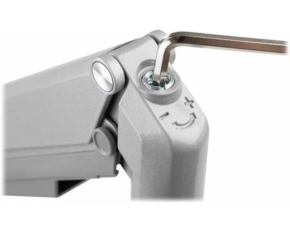 EATON TRIPPLITE Single-Display Flex-Arm, Desktop Clamp for 13inch to 34inch Displays - USB and Audio Ports, Aluminum