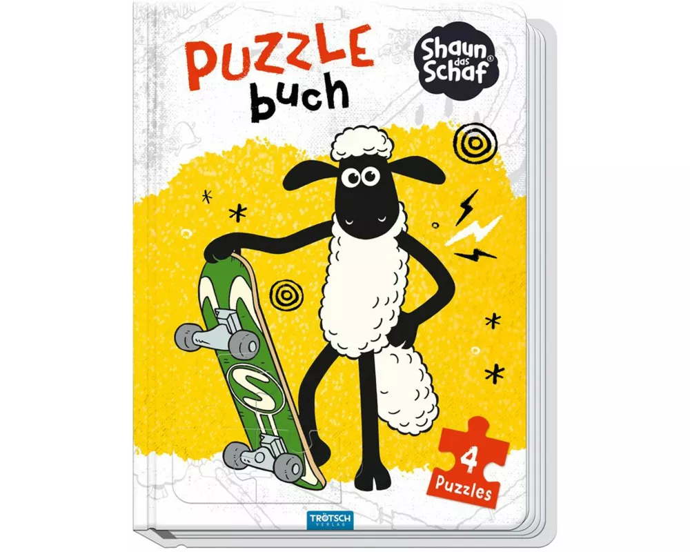 Trötsch Shaun das Schaf Puzzlebuch
