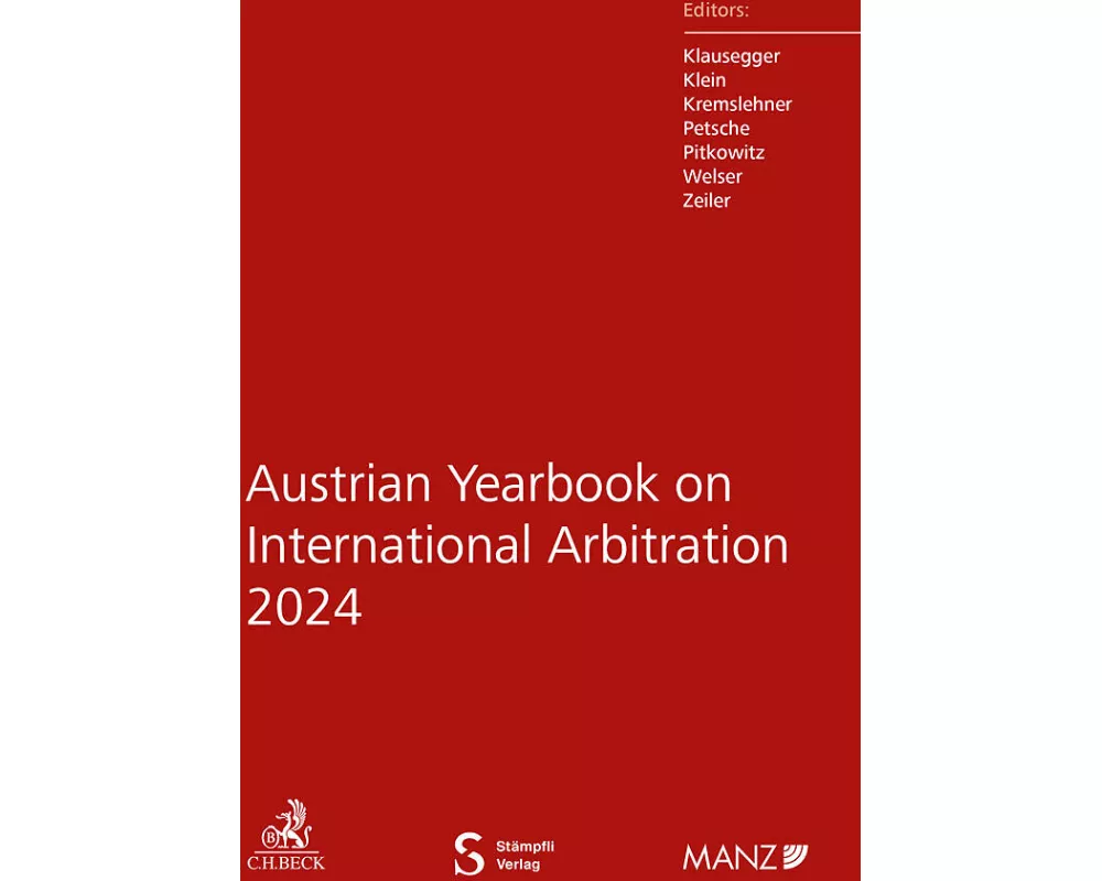 Austrian Yearbook on International Arbitration 2024