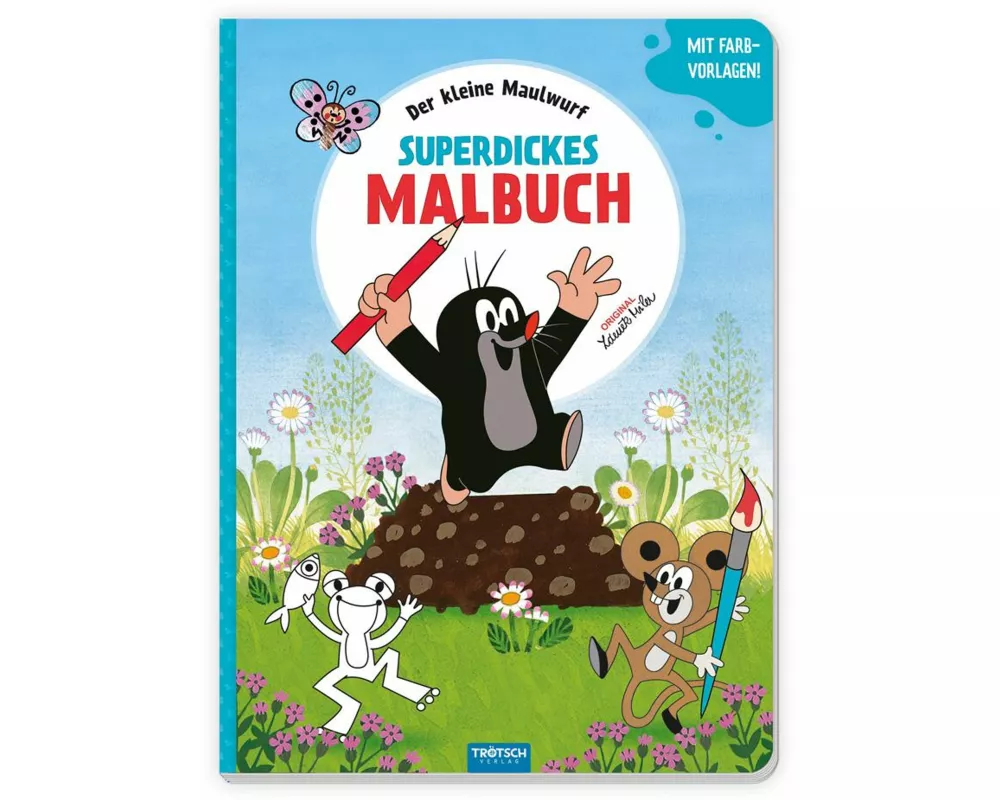 Trötsch Der kleine Maulwurf Superdickes Malbuch Ausmalbuch