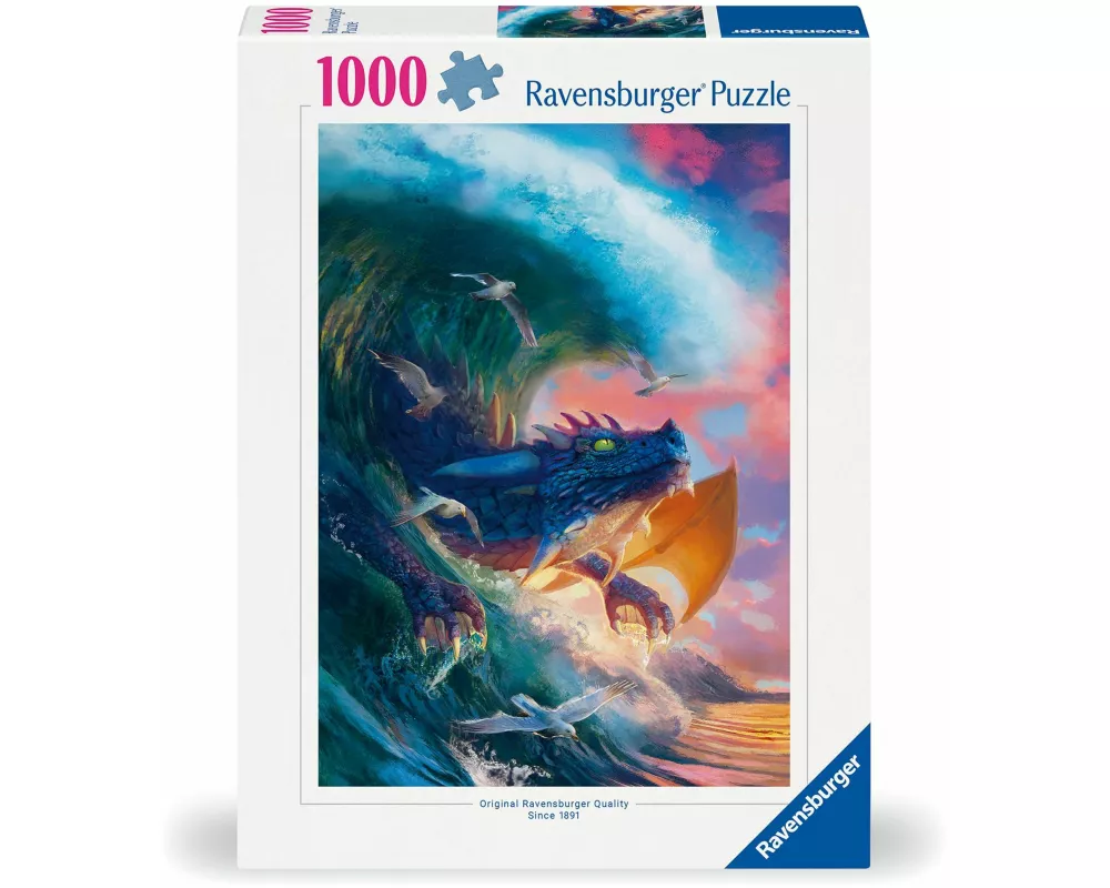 Erwachsenenpuzzle 1000 Teile - Drachenrennen
