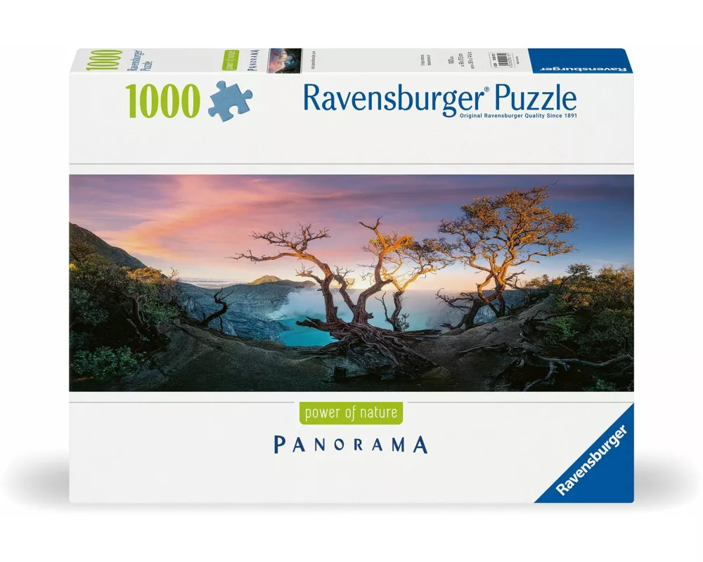Erwachsenenpuzzle 1000 Teile - Schwefelsäure See am Mount Ijen, Java