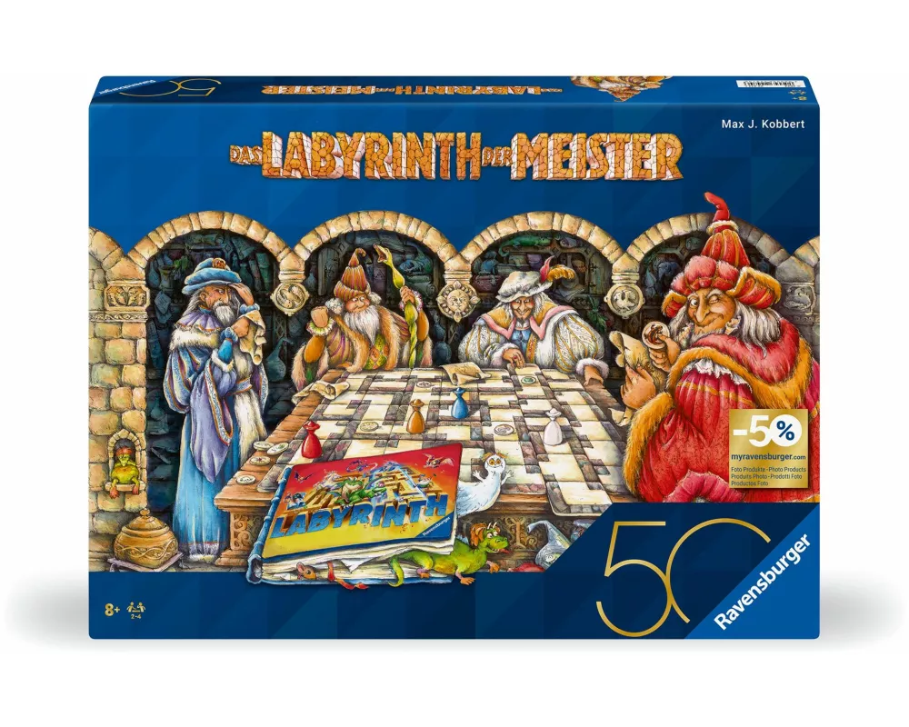 Labyrinth der Meister - Gesellschaftsspiel & Brettspiel ab 8 Jahre