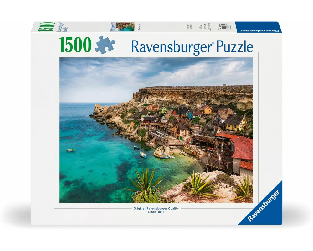 Erwachsenenpuzzle 1500 Teile - Popey Village, Malta