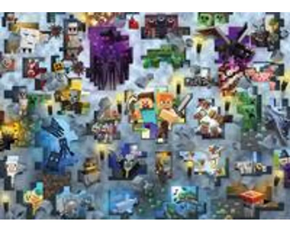 Erwachsenenpuzzle 1000 Teile - Minecraft Mobs