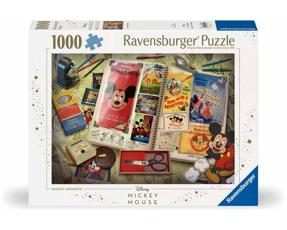 Erwachsenenpuzzle 1000 Teile - Disney Micky Maus - 1950 Mickey Moments