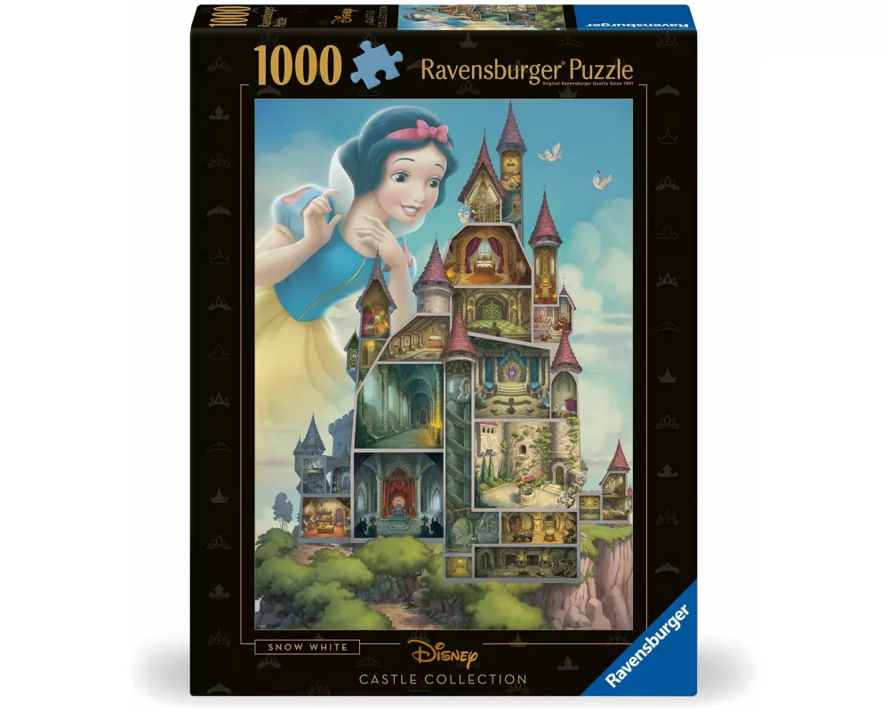 Erwachsenenpuzzle 1000 Teile - Disney Prinzessinnen - Disney Castles: Schneewittchen