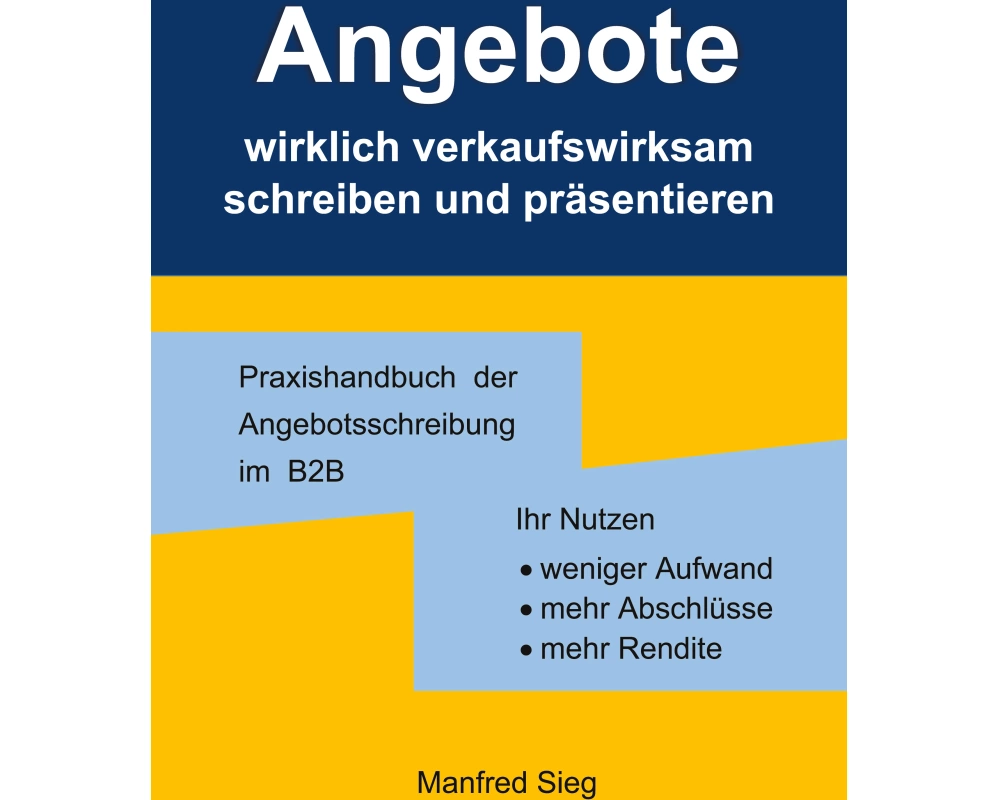 Angebote wirklich verkaufswirksam schreiben und präsentieren