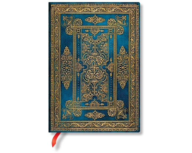 PAPERBLANKS Notizbuch Blue Luxe Midi PB9591-0 liniert, blau 144 Seiten
