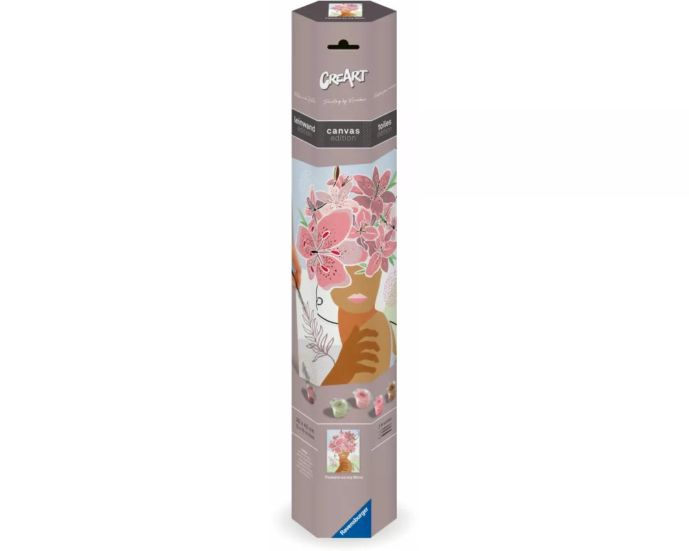 CreArt Canvas Leinwand - Gedankenblumen