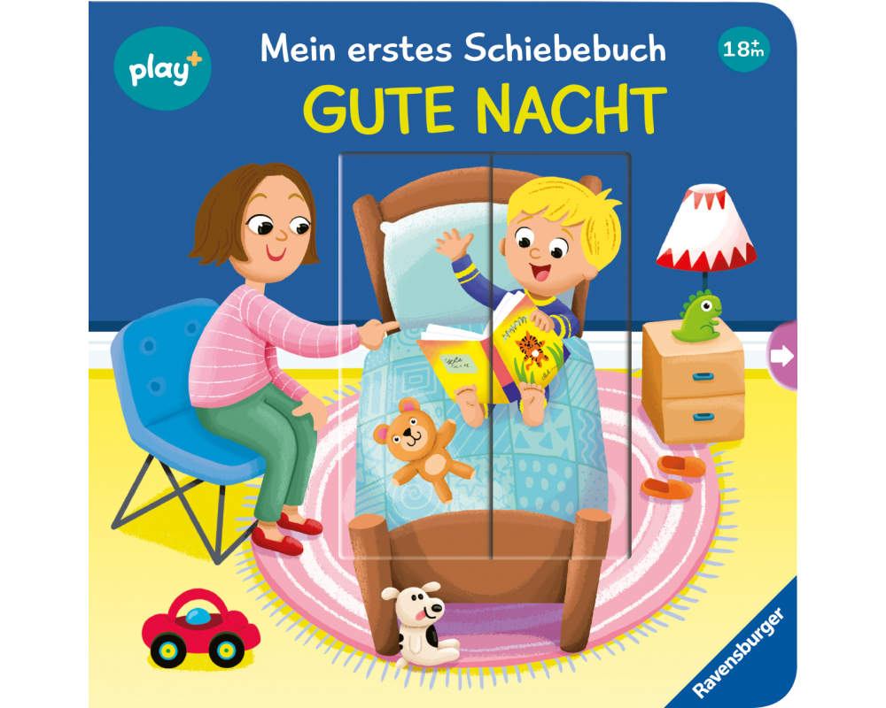 Play+ Mein erstes Schiebebuch Gute Nacht - ab 18 Monate