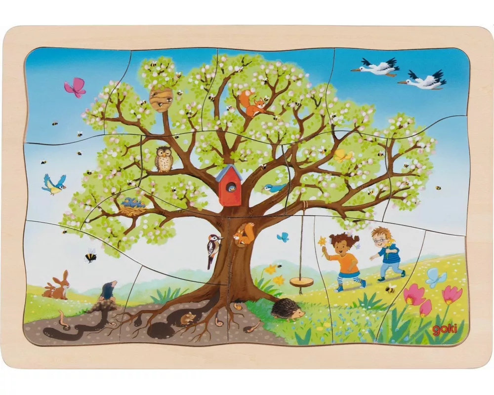 Schichtenpuzzle Mein Apfelbaum