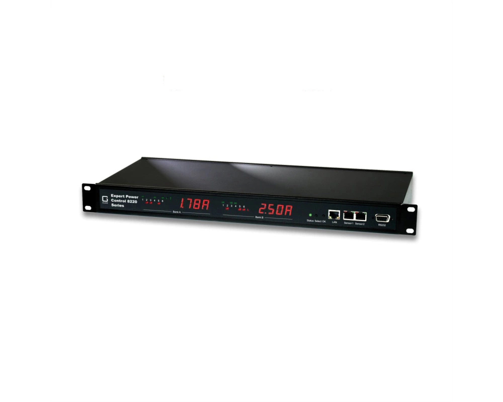 GUDE 8221-1 EPC NET IP-Fernschaltsteckdose, 2x 6fach, Strommessung