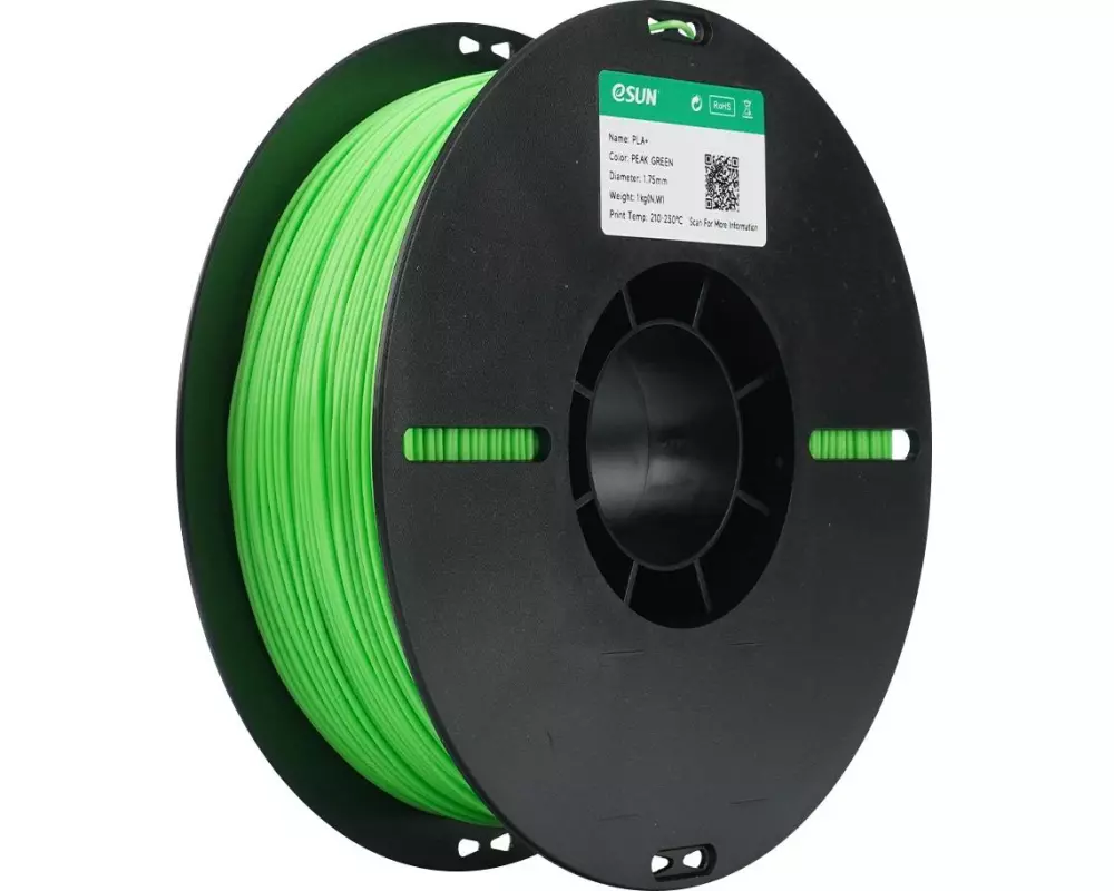 eSun Filament eSun, Filament , PLA+ HS, Peak-Grün 1.75 mm 1 kg