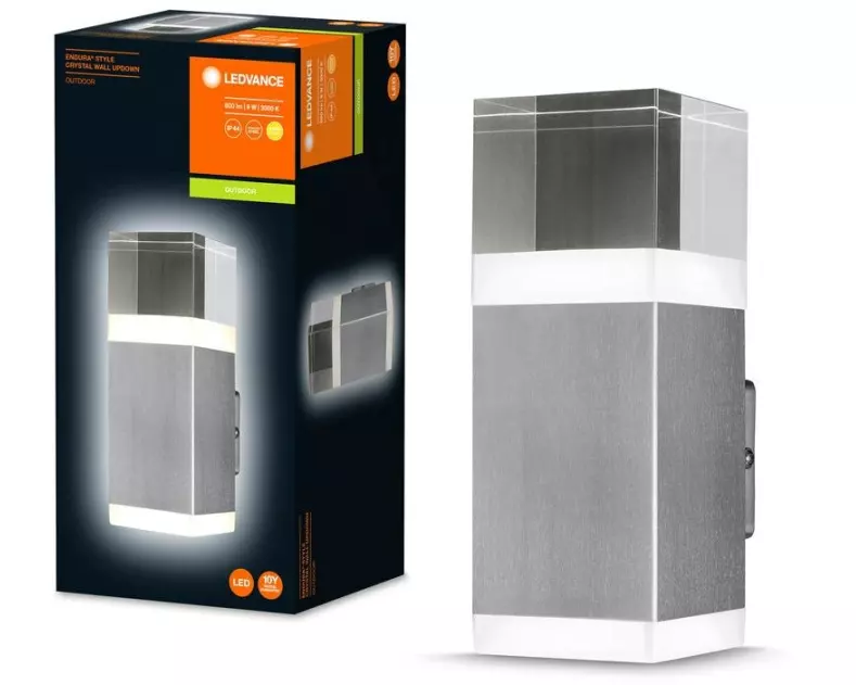 Ledvance Wandleuchte Endura Style Crystal Wall Updown, 9W, 3000 K