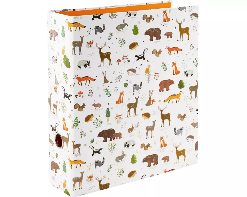 Goldbuch Ordner Woodland 8 cm, Weiss