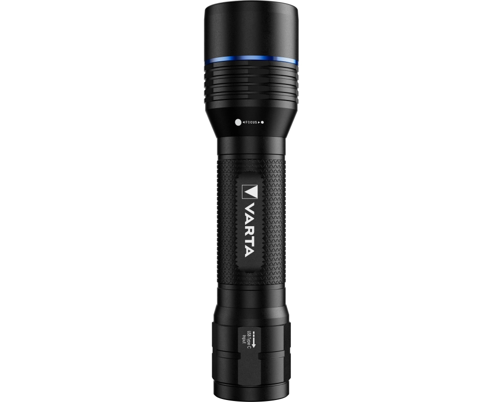 VARTA Taschenlampe Night Cutter 18921101111 F30R, Akku, USB-C
