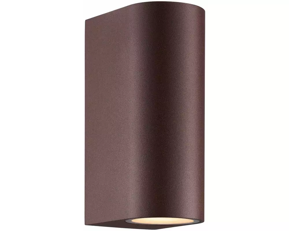 Nordlux Wandleuchte Dion Double GU10, 25W, IP44, Rost