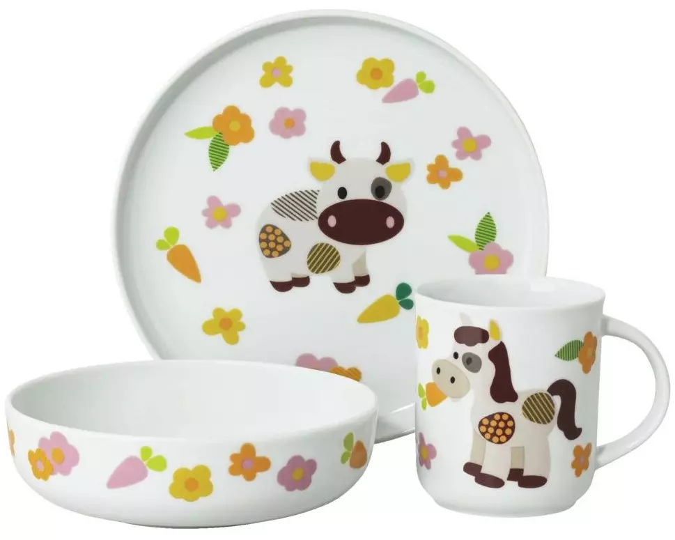 THOMAS Kids Farm Kinderset 3-tlg. Porzellan