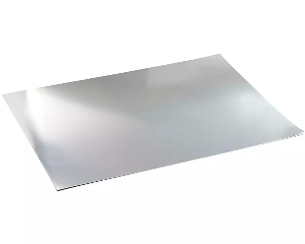 Creativ Company Metallicpapier A2 10 Blatt, Silber