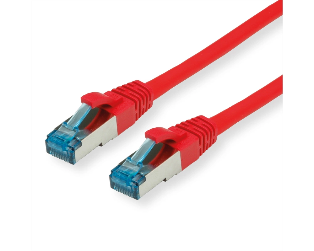 VALUE Patchkabel Cat.6A (Class EA) S/FTP (PiMF), LSOH, rot, 0,5 m