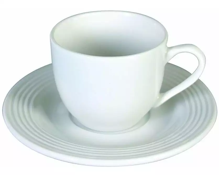 Tognana Espressotasse Circles 100 ml, 6 Stück, Weiss