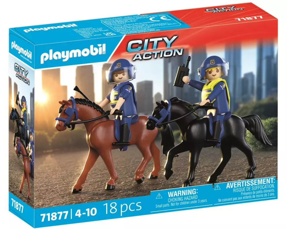 Playmobil Action Heroes Polizeireiterstaffel 71877