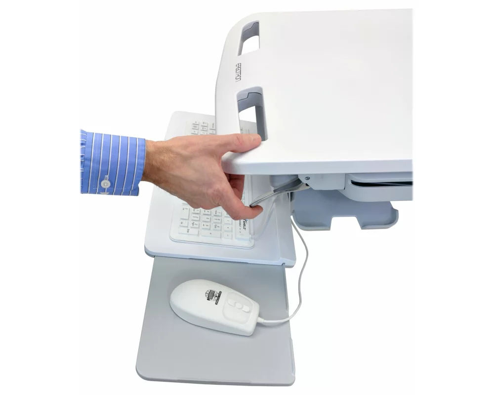 ERGOTRON cart with LCD-Pivot, StyleView, SLA powered 9 drawer, 24 inch, adjustable 68,6cm