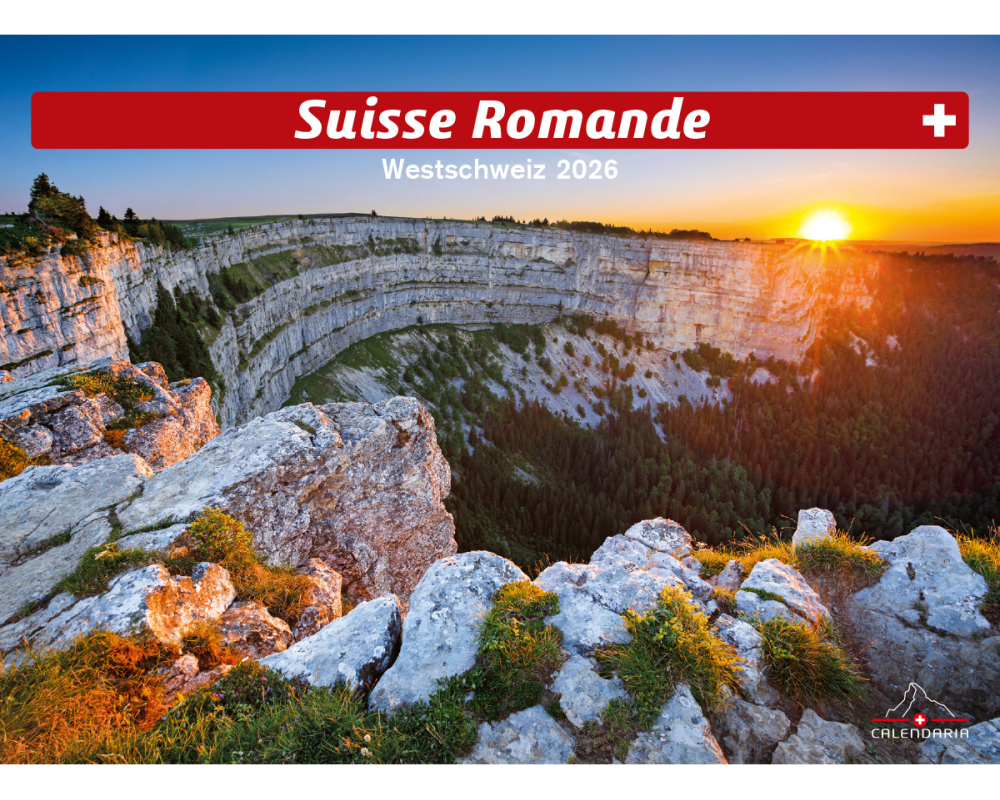 CALENDARIA Bildkalender 2026 9783036205175 Suisse Romande ML 31.5x23cm