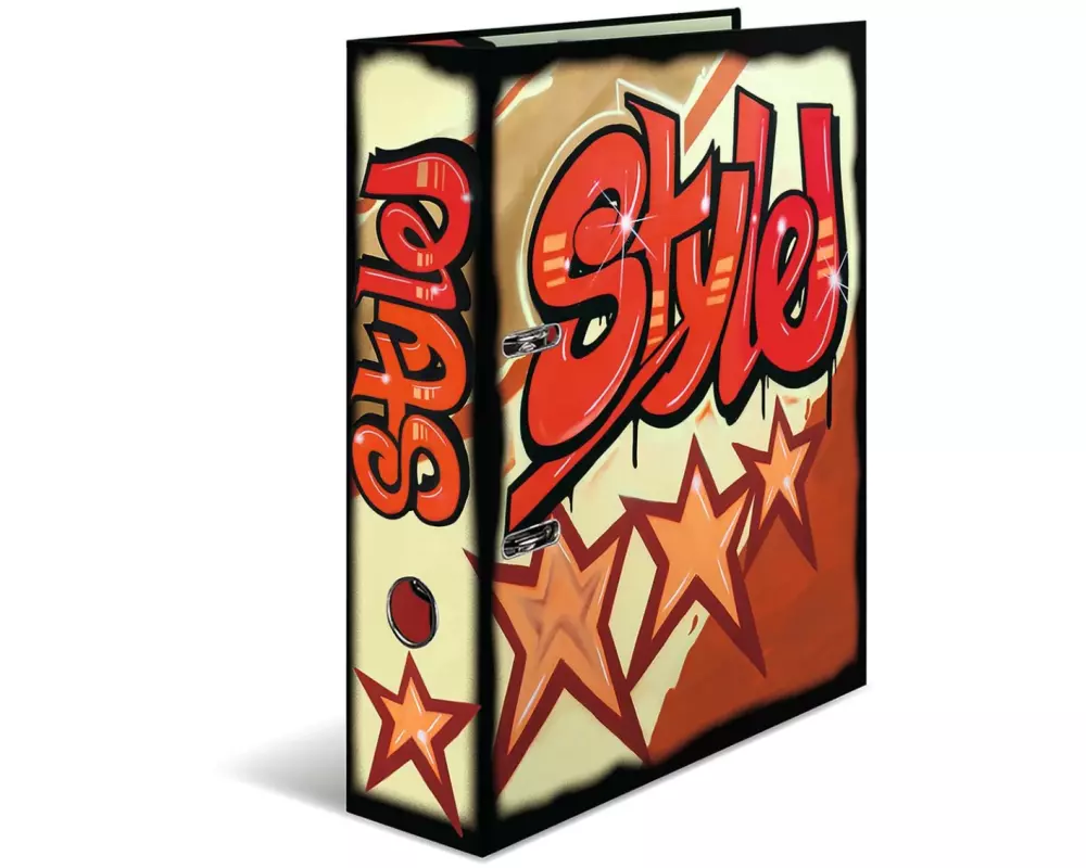 HERMA Ordner Graffiti Style A4 7 cm, Hellgelb