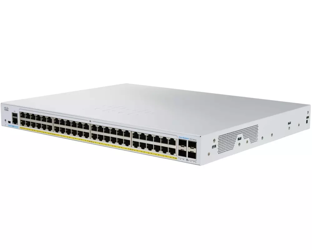 Cisco PoE+ Switch CBS350-48FP-4X 52 Port