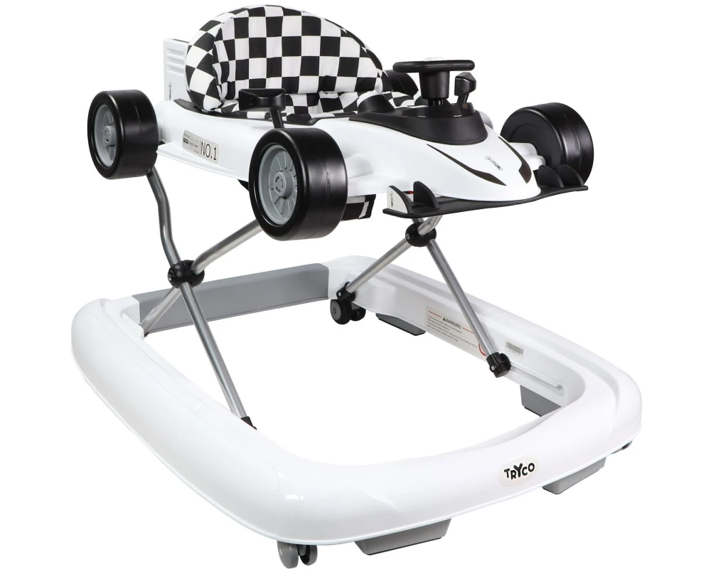 Tryco Lauflernwagen 3-in-1 Babywalker F1 Racer Schwarz