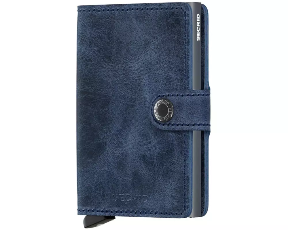SECRID Portemonnaie Miniwallet Vintage Blue