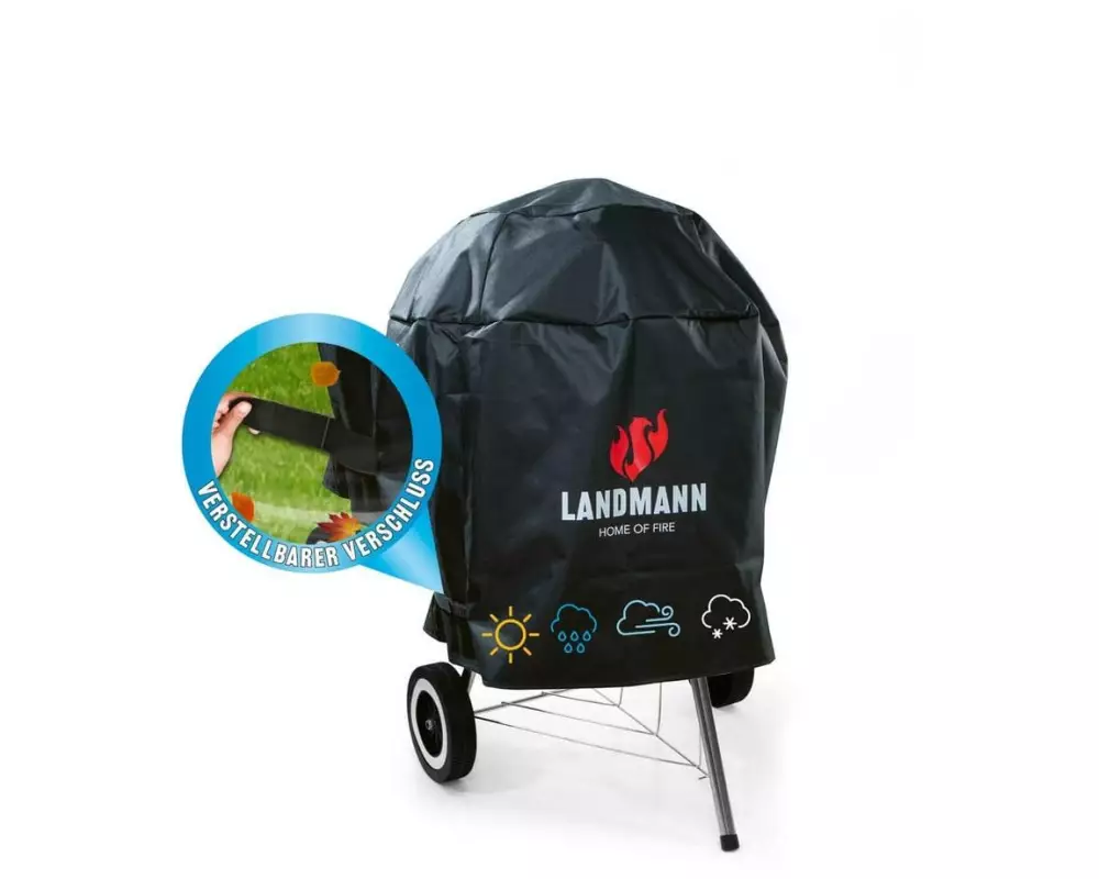 Landmann Abdeckhaube Premium 90 x 70 x 70 cm – Schwarz
