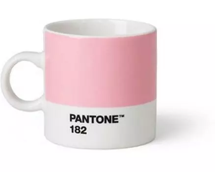 Pantone by Copenhagen Design Espressotasse 120 ml, 1 Stück, Pink/Hellrosa