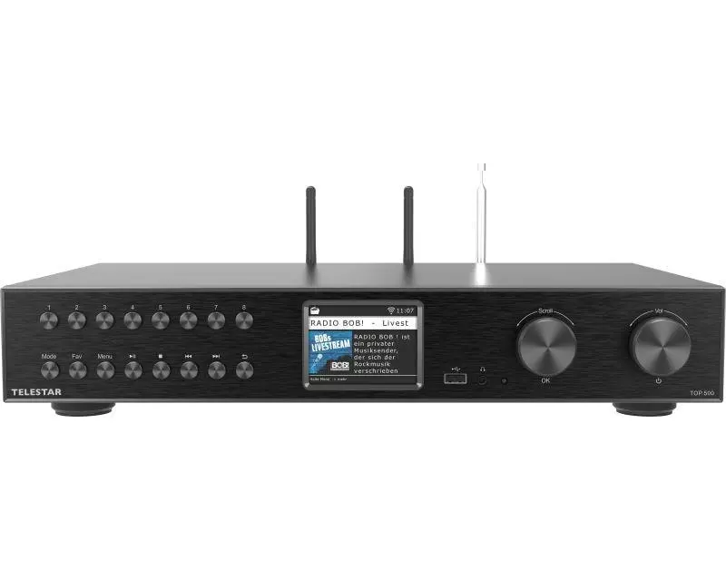 Telestar Netzwerk-Audioplayer TOP 500 Schwarz